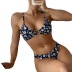Floral Triangle Cup Backless Bikini set NSFPP120421