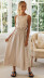 solid color sleeveless round neck backless dress NSJKW120470