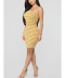 striped tube top mini sheath dress NSHFH120493