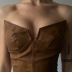 solid color sleeveless zipper vest NSSWF117015