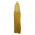 Hollow Hanging Neck Lace-Up Backless Slit Long Dress NSHT117034