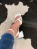 solid color high heels square head sandals NSJJX120601