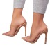 transparent pointed toe stiletto slippers NSJJX120605