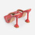PU leather thin-heeled rhinestone slippers NSJJX120609