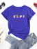 combed cotton angel letter print short sleeve T-shirt NSSYD123169