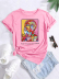 combed cotton color oil painting printing short sleeve T-shirt NSSYD122718