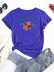 combed cotton letter bear print short sleeve T-shirt NSSYD122715