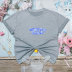 Short Sleeve T-Shirt Versatile Simple Letter Print Top NSYIS126913