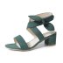 cross one-word belt solid color pu leather high-heel sandals NSHYR120976