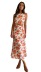 floral printed round neck sleeveless sheath dress NSJKW121164
