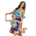 print sleeveless slim backless parent-child Tankini set NSHYU121344