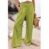 pantalones anchos de lino y algodón NSSYD122236