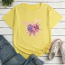 Personalized Letter Print Loose short sleeve T-Shirt NSYAY126443