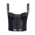 Diablo stitching sling backless solid color lace vest NSGYB121595