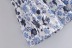Vestido floral de manga corta con volantes y cordones con cuello en V NSXDX121606