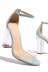 buckle one word with thick transparent High-heeled sandals NSYBJ121740