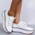 low-top thick-soled canvas shoes NSYBJ121741