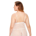 Plus Size v neck sling backless dots print lace Pajamas NSLXQ123081