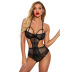 halter slip lace embroidery hollow one-piece underwear NSQMY122042