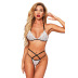 lace halter lace embroidery see-through thong set NSQMY122043