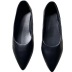 solid color pointed toe flat heels slip-on shoes NSYBJ122120
