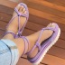 round toe thick-soled hemp rope woven sandals NSYBJ122128