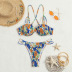 traje de baño de dos piezas dividido en bikini con estampado a juego NSOLY122450
