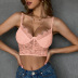 solid color embroidery lace wrap chest underwear top  NSSSW122511
