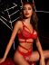 solid color bundled lace hollow embroidery underwear set NSSSW122530
