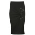 high slit high waist pins slim solid color skirt NSGWY122780