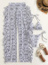 hanging neck lace-up ruffle snake print bikini three-piece set NSCSY122808