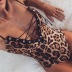 sling V-neck lace-up leopard print one-piece underwear NSFQQ117150