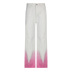 high waist loose vertical straight gradient jeans NSGWY123141