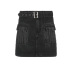 high waist lace-up pocket stitching denim skirt NSGWY123142