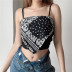 cashew print sling backless slim vest NSGWY123143