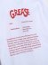 girl and letters printed white short-sleeved T-shirt  NSAM123222