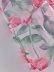floral print low-cut lace-up sling long dress  NSAM123241