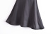 vestido corto de tirantes sin espalda con cuello cuadrado negro NSAM123249