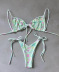 sling high waist lace-up butterfly print bikini two-piece set NSCSY123260