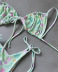 sling high waist lace-up butterfly print bikini two-piece set NSCSY123260