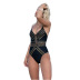 printing stitching backless one-piece swimsuit NSYLH123372