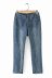 high waist single-breasted pocket jeans NSLQS123561