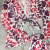long-sleeved hanging neck lace-up leopard print bikini three-piece set NSLRS123666