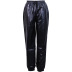 pantalones de cuero harem elásticos de cintura alta de color liso NSJZC123757