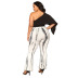 plus size high-waist printing flared pants  NSHBG123787