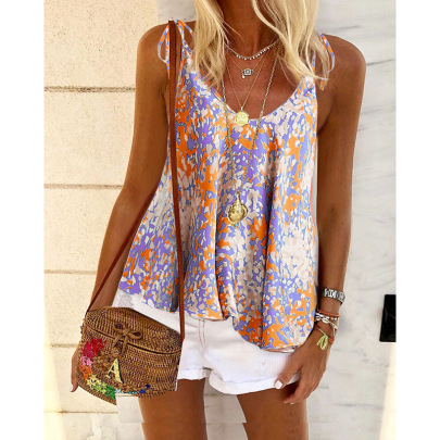 Bohemian Floral Loose Camisole NSONF123843