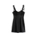 solid color underwire chest support suspender dress NSLQS123865