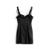 solid color underwire chest support suspender dress NSLQS123865