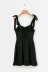 solid color lace Bow Solid Color Sling Dress NSLQS123879