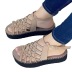 Sandalias romanas huecas con remaches inferiores gruesos de color sólido de verano NSHYR123926